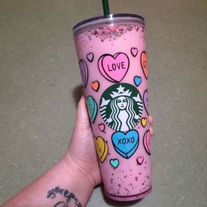 Valentine’s Day Starbucks Snowglobe tumbler